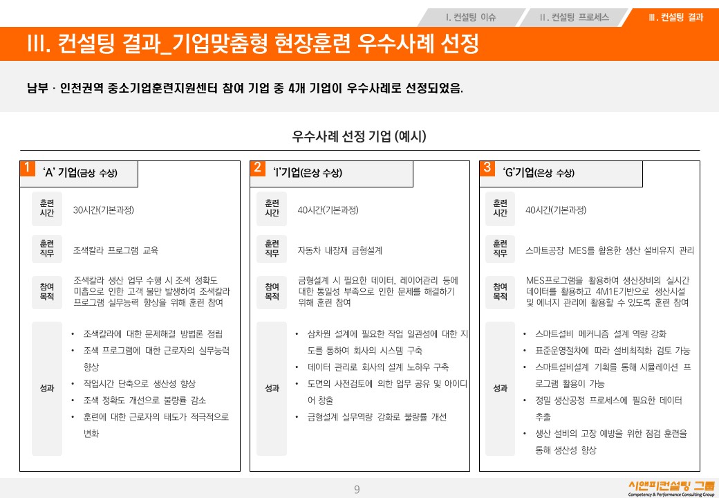 [컨설팅] 2019 중소기업 훈련지원센터
